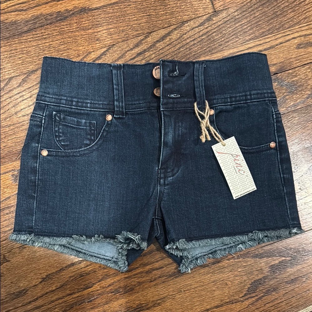 Girl's Dark navy Denim Shorts - Pinc - NWT